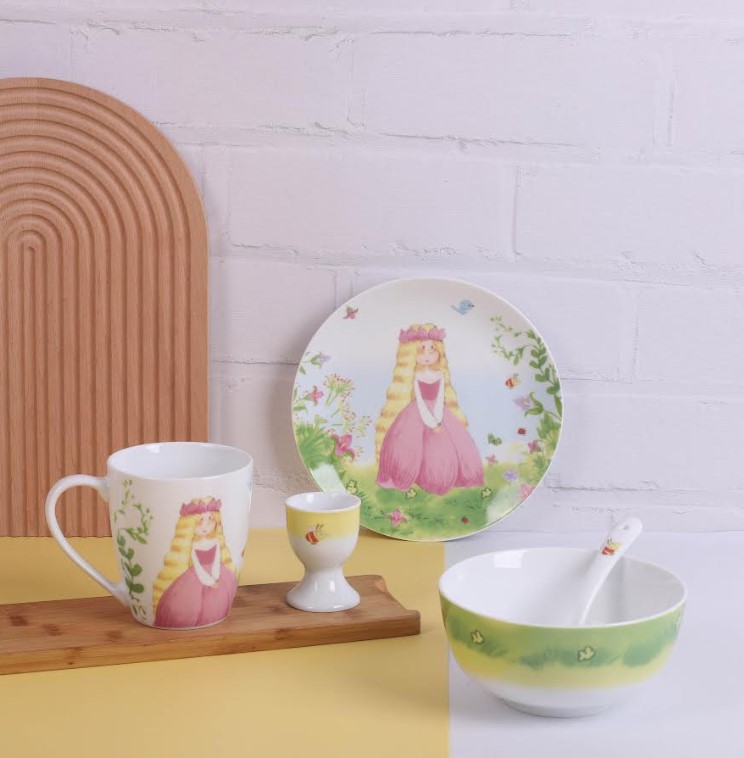 Παιδικό Σετ Φαγητού 5τμχ Πορσελάνης Princess CRYSPO TRIO 28.0872.90 (Υλικό: Πορσελάνη, Μέγεθος: Παιδικά) - CRYSPO TRIO - 28.0872.90